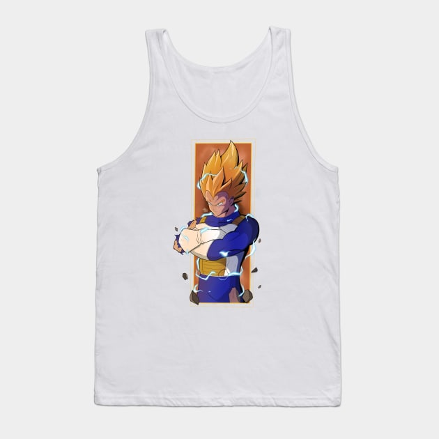 Prince Vegeta Tank Top by Digital Sake